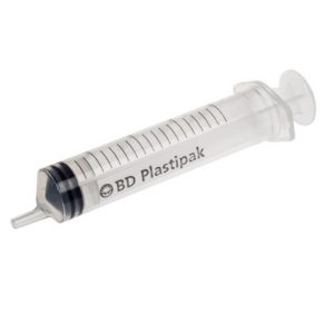 Wegwerpspuit 3-delig 20 ml.