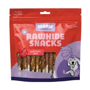 Braaaf Roll Sticks Eend 12 cm (30 st.)