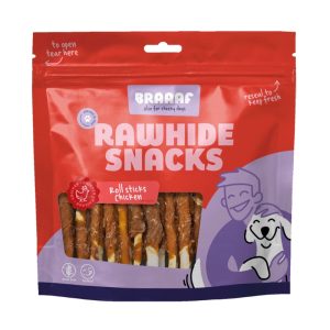 Braaaf Roll Sticks Kip 12 cm (30 st.)