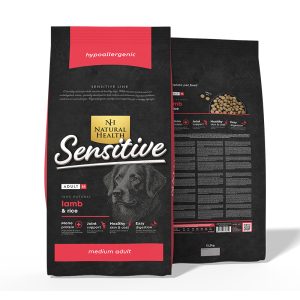 Natural Health Dog Adult Lam en Rijst 12.5 kg.