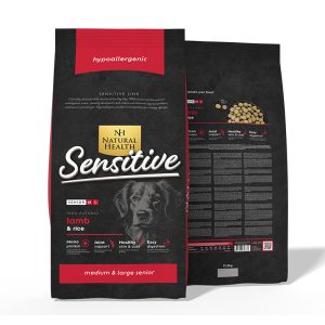 Natural Health Dog Lamb en Rice Senior 12,5 kg.