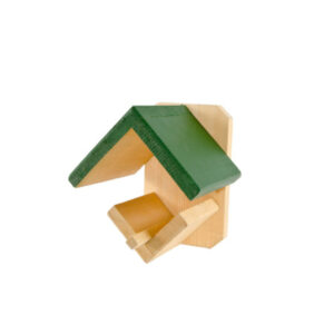Pindakaaspot tuinvogel houder hout