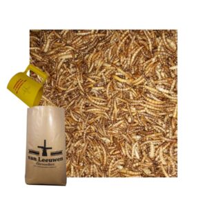 Meelwormen gedroogd (per 100 gram.)