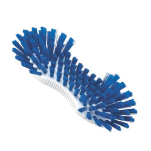 Schrob-borstel kookbestendig blauw
