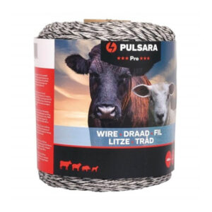 Pulsara schrikdraad pro 400 mtr wit/groen