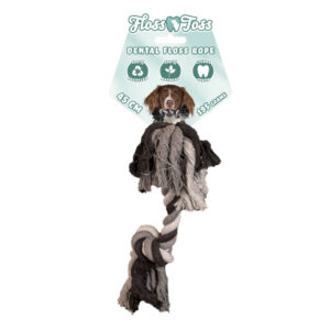 Floss Toss Dental Rope 2 Knot - 45 cm