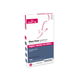 Flea Free Kat tegen vlooien en teken 3 pipet