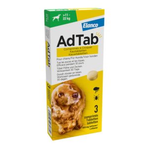 AdTab DOG tablet tegen vlooien en teken (11-22kg.)